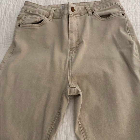 Denim & Co Khaki Pants / Nude/ Tan Skinny Pants. Size 8 - Picture 1 of 7